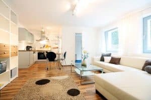 Wohnzimmer. Immobilien-Fotos, Immobilienfotografie, Fotograf Köln, Bonn, Düsseldorf, Leverkusen, Essen.
