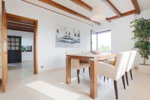 Schönes Esszimmer. Immobilien-Fotos, Immobilienfotografie, Fotograf Köln, Bonn, Düsseldorf, Leverkusen, Essen.